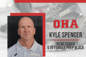 Kyle Spencer New Head Coach, U18 Female Prep Black