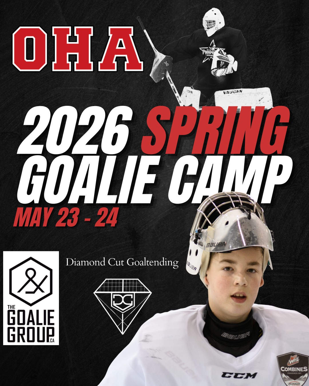 🥅 𝐎𝐇𝐀 𝐒𝐩𝐫𝐢𝐧𝐠 𝐆𝐨𝐚𝐥𝐢𝐞 𝐂𝐚𝐦𝐩 🥅
📍 In partnership with The Goalie Group & Diamond Cut Goaltending

Get ready for 𝐭𝐰𝐨 𝐡𝐢𝐠𝐡-𝐩𝐞𝐫𝐟𝐨𝐫𝐦𝐚𝐧𝐜𝐞 𝐝𝐚𝐲𝐬 designed specifically for goaltenders looking to sharpen their game before the season. Led by elite instructors from 𝐓𝐡𝐞 𝐆𝐨𝐚𝐥𝐢𝐞 𝐆𝐫𝐨𝐮𝐩, 𝐃𝐢𝐚𝐦𝐨𝐧𝐝 𝐂𝐮𝐭 𝐆𝐨𝐚𝐥𝐭𝐞𝐧𝐝𝐢𝐧𝐠, 𝐚𝐧𝐝 𝐎𝐇𝐀 𝐏𝐞𝐧𝐭𝐢𝐜𝐭𝐨𝐧, this camp focuses on technical fundamentals, skating & positioning, shooter reads, and off-ice movement — everything goalies need to be game-ready.

📅 𝐌𝐚𝐲 23–24, 2026
👥 𝐀𝐠𝐞𝐬 / 𝐁𝐢𝐫𝐭𝐡 𝐘𝐞𝐚𝐫𝐬:
• 𝐆𝐫𝐨𝐮𝐩 1: 2011–2015
• 𝐆𝐫𝐨𝐮𝐩 2: 2007–2010

Two ice sessions + one off-ice session each day, structured by age group to maximize development.

👉 𝐒𝐩𝐨𝐭𝐬 𝐚𝐫𝐞 𝐥𝐢𝐦𝐢𝐭𝐞𝐝. 𝐅𝐨𝐫 𝐟𝐮𝐥𝐥 𝐝𝐞𝐭𝐚𝐢𝐥𝐬 𝐚𝐧𝐝 𝐫𝐞𝐠𝐢𝐬𝐭𝐫𝐚𝐭𝐢𝐨𝐧, 𝐯𝐢𝐬𝐢𝐭 𝐭𝐡𝐞 𝐥𝐢𝐧𝐤 𝐛𝐞𝐥𝐨𝐰:
ohapenticton.com/oha-spring-goalie-camp/ (LINK IN BIO + Story)

#OHAPenticton #SpringHockey #HockeyGoalieCamp #OkanaganHockey #HockeyCamp