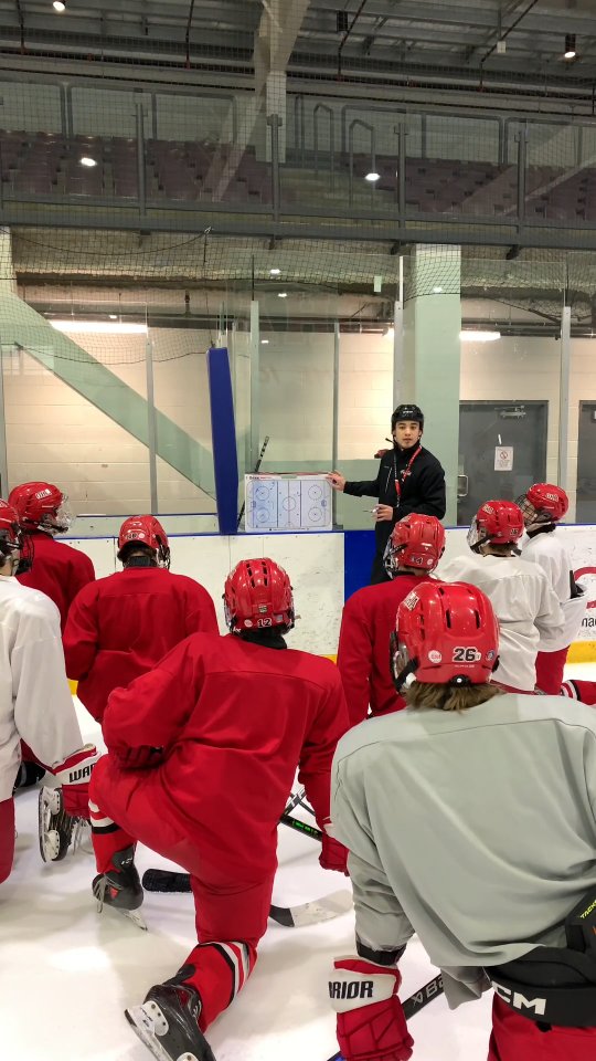🎥 Behind the scenes with U17 Head Coach Aidan Jackson! 🏒

Coach Aidan breaking down a key drill as the boys sharpen their skills and gear up for the CSSHL Western Championships. The team’s first playoff game is this Saturday, and you can already feel the focus, and determination on the ice!⚡

#OHAPenticton #GamePrep #HockeyDrills #CSSHL #OkanaganHockey