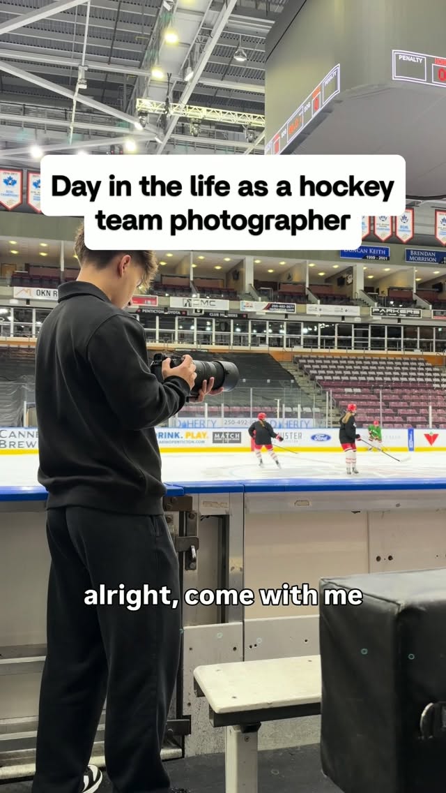 Who’s OHA DITL do you want to see next? Drop a name in the comments! Coach, staff member or athlete. YOU choose who’s next! 👀👇 

Kicking off this season’s DITL series with a day in the life of our team photographer, Gavin Hoogenraad 📸🎥 

#DILT #RollOHA #OkanaganHockey #Penticton #CSSHL